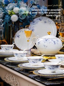 mornenjoy | New Bone China Dinnerware Set