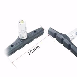 OUHOE | New 4Pcs Vintage Bike Brake Blocks For Classic Bike Cycle Bicycle Cycling Caliper V-Brake Pads Braking Shoes Holder HotAcc