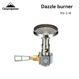 Campingmoon | Bếp Gas Propane Phẳng Z01/XD-2-M Mâm Đốt Bằng Hợp Kim Nhôm Có Thể Kẹp Kèm Giá Đỡ Gas Có Thể Kéo Dài Điều Chỉnh Được Dùng Cho Cắm Trại Ngoài Trời