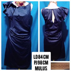 DRESS KUTUNG/SLEEVELESS UNGU TUA(MONSOON) 26