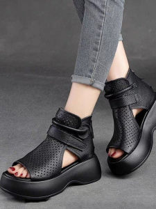 SHIPAILUO | Summer High Heel Openwork Loafers