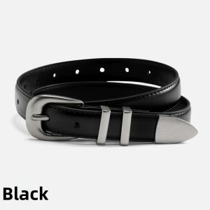 JIFANPAUL | Silver Buckle Vintage Stylish Belt For Jeans