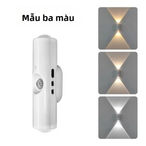 Đèn Ngủ Thông Minh RGB Đổi Màu Với Cảm Biến Chuyển Động Từ Tính Đèn Tường Sạc Lại Được Dùng Cho Phòng Ngủ Phòng Tắm Tủ Quần Áo Vườn Trang Trí Nhà Cửa