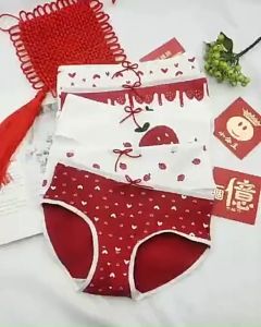 Combo 5 quần lót nữ cotton gân tăm quả dâu thông hơi thoắng khí Y03