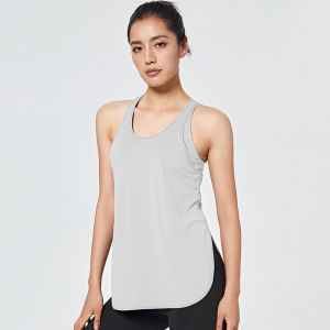 Yoga Top for Women with Chest Pad Integrated Sportswear for Running Fitness Wearable No Sleeve Tank Top Beautiful Back Cover
