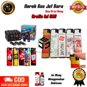 (Grosir/Ecer) Korek Api Gas Jet Bara SNI / Tahan Angin