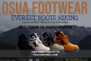 Sepatu Pria OSUA Everest Boots & Aktivitas Alami