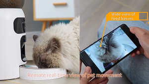 [ประกันศูนย์ไทย3ปี] 3 ลิตร เครื่องให้อาหารสัตว์เลี้ยงอัตโนมัติ ที่ให้อาหารแบบออโต้ เครื่องให้อาหาร แมว สัตว์เลี้ยง สุนัข กระต่ มาพร้อมกับกล้อง HD เพื่อดูสภาพของสัตว์เลี้ยงได้ตลอด 24 ชั่วโมง