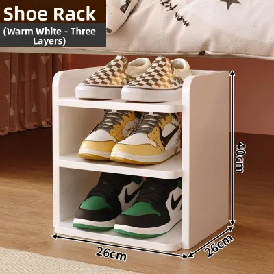 Mini Dustproof Multi-Layer Shoe Storage Box For Office Or Dormitory