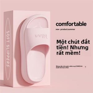 MONLEYTA | Dép đế dày mùa hè ngoài trời thời trang 2025 mới trong nhà ký túc xá phòng tắm tăng chiều cao dép đi trong nhà