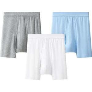 THREEGUN | Breathable Large Size 4-angle Cotton Underwear for Men
