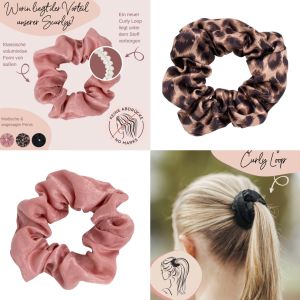 Black Leopard Print Hair Ties for Women Basic Student Hair Accessories Phone Line Hair Bands Fashionable Hair Wraps Zingiberry