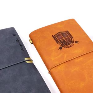 Custom Grafir Teks / Nama / Logo / Buku Tulis / Catatan / Agenda / Jurnal / Customised / Personalised Travelers Notebook / Diary / Journal Samoyed NBTV-CST-L6