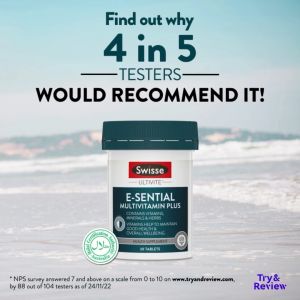 [EXP 21 OCT 2026] Swisse Ultivite E-Sential Multivitamin Plus 30 Tabs