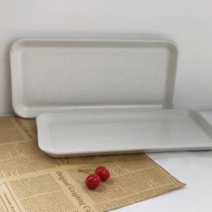 จาน เซรามิก จานเซรามิก ถาด {แพ็ค 3 ใบ} ทรงเปล ใส่ปลา ถาดซูชิ ถาดสีขาว ฟ้า เขียว 13นิ้ว มินิมอล เข้าไมโครเวฟได้ ทนทาน