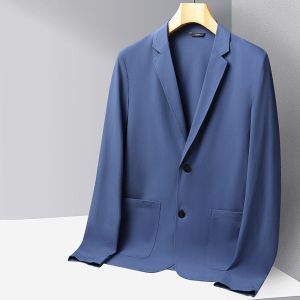 SUOSHE | Overweight Summer Lightweight Suit Ice Silk Mens Blazer