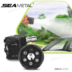 SEAMETAL High Pressure Washer Nozzle Multi-functional 6 In 10 0 15 25 40 65 Degrees Can Be Deployed Black Can Water Flowers Car Wash