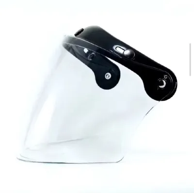 Kaca Visor Bogo Carglos CFM CFH - Kaca Helm Flat Venom Light Smoke merk injak