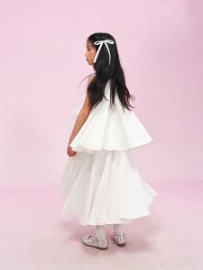 LOVESASAKIDS | Girls Smooth Handmade Bow Vest Girls Fish Tail Skirt