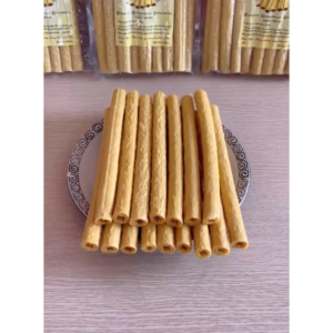 Gân đậu nành giòn váng đậu ống phù trúc que váng đậu que tàu hũ ky ống cao cấp chay Tâm Việt