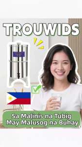 TROUWIDS Durable Water Purifier Bucket Washable Water Filter Pot For Safe Use Water Filtration System