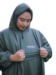 Jas hujan Dewasa ponco kelelawar tebal lentur ringan anti rembes by STARLIGHT