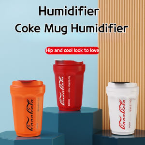 Portable Cola Cup Humidifier Wireless Car Aroma Diffuser with Trendy Night Light Small Air Purifier for Office Desk