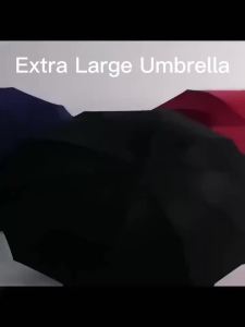Ô Dù Golf Gấp Gọn Chống Gió Cỡ Lớn LIKE RAIN 130CM Chất Lượng Cao Vải Pongee 190T Dành Cho Nam Và Nữ