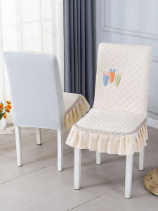 All-Inclusive Chair Cover New Model Integrated Backrest Seat Cushion Universal Four Seasons Luxury Sensation Dining Chair Cover