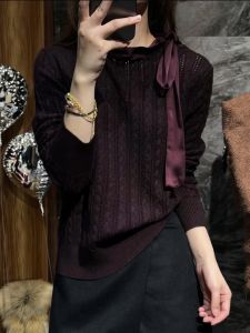 QINGNAER | Elegant Fashionable Knitted Sweater