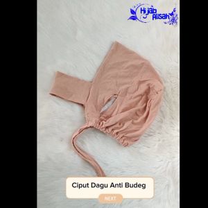 Ciput Tali Dagu Rayon Premium / Inner Anti Budeg Kaos