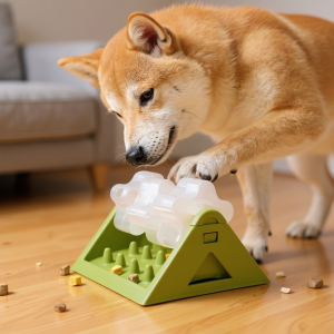 Interactive Dog Food Dispenser Toy - Puzzle Feeder with Leak-Proof Design Slow-Feeding Design & Durable PP Material for Dogs