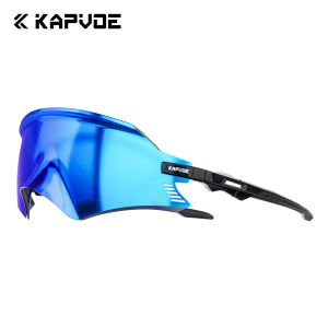 Kapvoe | 2026 Kapvoe New Mens Sunglasses UV400 Road Bike Cycling Glasses Hiking Eyewear Sports Outdoor Goggles Fashion Running Glasses