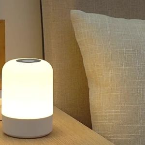 AITHEA 3 Color Led Night Light Touch Switch Dimmable Table Lamp Baby Nursery Feeding Bedside Lamp USB Room Decor Light