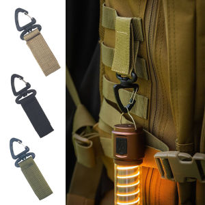 Outdoor 360 Rotate Nylon Carabiner Key Hook MOLLE Webbing Buckle Belt Buckle Hanging Camping Climbing Backpack Accessories