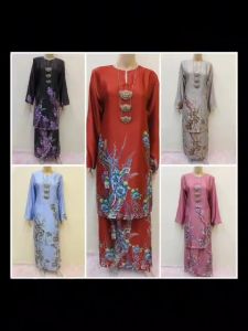 Baju Kurung Pahang Batik Una #KPB23123 Royal Silk BBStml
