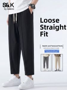 BALENO | Comfortable and Breathable Mens Straight Leg Casual Trousers