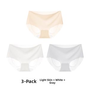 Invisible Breathable Silk Crotch Briefs
