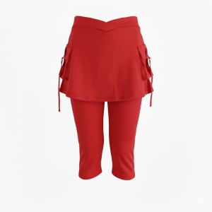 CELANA ROK OLAHRAGA CARGO WANITA 3/4 SENAM ZUMBA AEROBIK YOGA SPORT