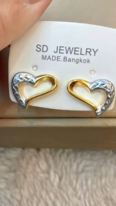 Highquality 24K Bangkok Gold Plated Elegant & Classy Stud Earrings for Women Hypoallergenic and Nontarnish