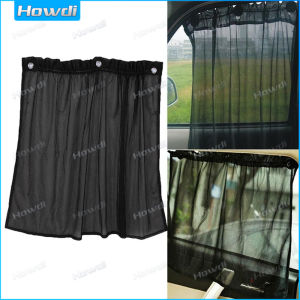 2pcs 70x50cm Car curtain Accessories Black Cover Interior Side Window Suction Cup Summer Sun Shade Folded Protector