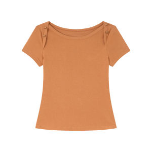 Round Neck Slim Fit Relaxing Korean Style Short Sleeve T-Shirt