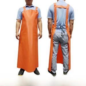 Thickened Large Size Stone Tile Special Waterproof Apron Industrial Chemical Wear Resistant Acid And Alkaline Resistant Apron Overalls