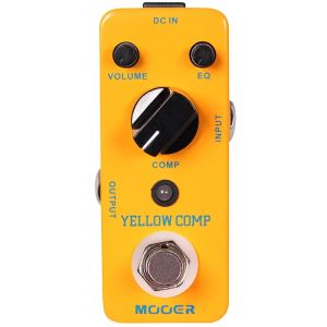 Mooer | MOOER Vàng Comp Quang Học Máy Nén Guitar Effect Pedal True Bypass Vỏ Kim Loại Đàn Guitar Điện Phụ Kiện Có Núm Điều Chỉnh Âm Lượng
