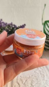 เจลอาบน้ำขมิ้นชัน สำหรับเด็ก วิทยาศรม ผงขมิ้นอาบน้ำ วิทยาศรม ผิวเรียบเนียน ผดร้อน ผิวสาก รอยดำ รอยเกา