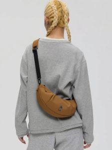 Lee2025 New Commuter Womens Crossbody Bag Underarm Double Strap Travel Shoulder Bag Dumpling Shape Single Shoulder Bag