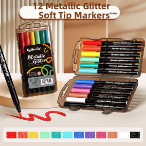 JIFANPAUL | Glitter Watercolor Pen For Drawing Art Supplies