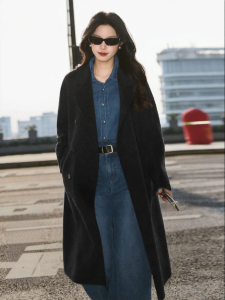 SEIFINI | Cashmere Wool Double Face Coated Thickened Winter Coat
