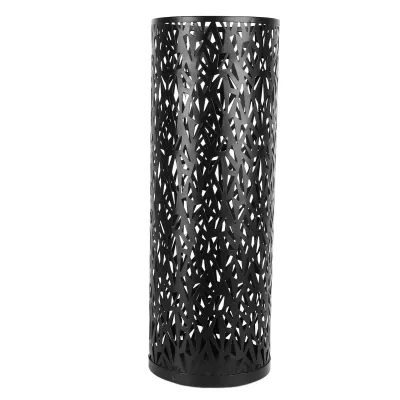 Umbrella Stand Rack for Entryway Metal Hollowed Freestanding Round Umbrella Holder Organizer Bin for Home Hotel Office Decor
