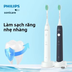 Bàn Chải Đánh Răng Điện Philips Sonicare HX2431/02 Với Sóng Âm Thông Minh 2 Chế Độ Lông Bàn Chải Mềm Cho Răng Và Nướu Chăm Sóc Sức Khỏe Bàn Chải Đánh Răng Dành Cho Người Lớn Có Thể Sạc Lại
